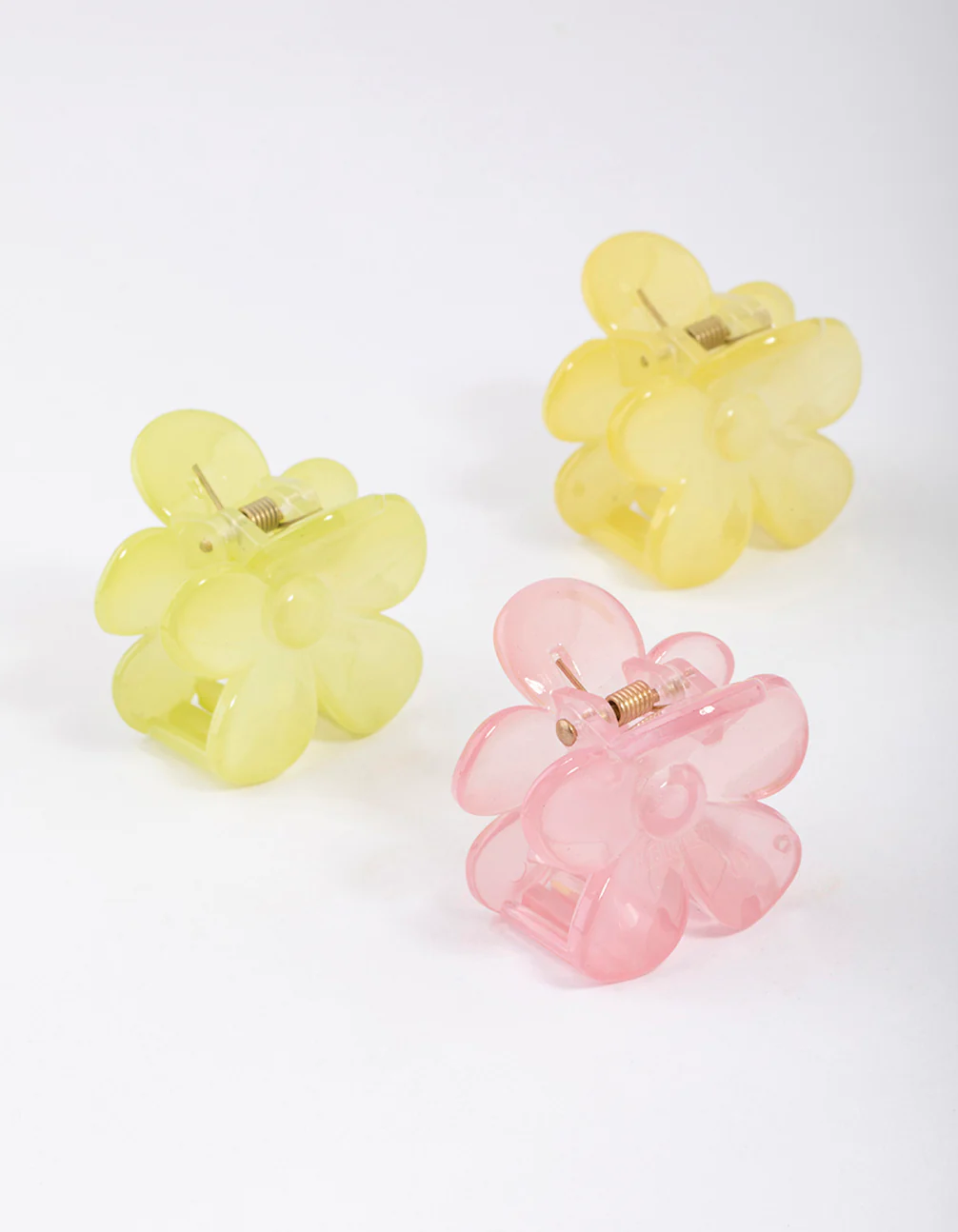 Plastic Flower Flower Claw Clip Pack - Image 2