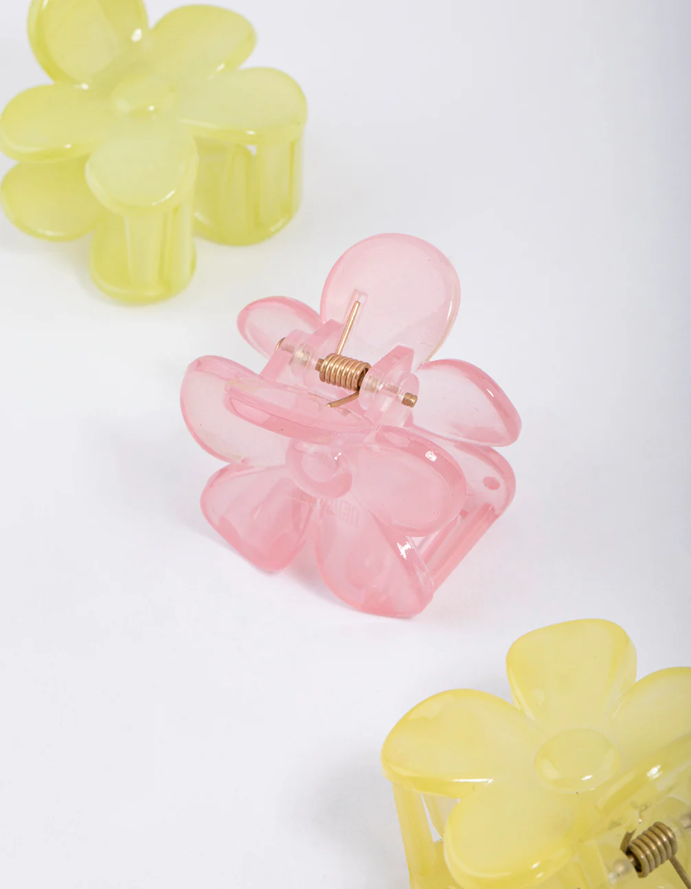 Plastic Flower Flower Claw Clip Pack - Image 3