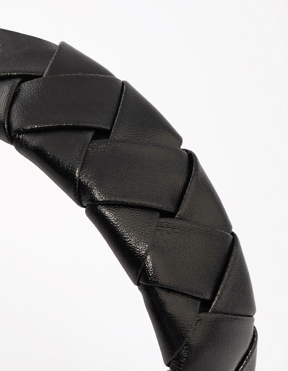 Black Braided Padded Headband - Image 2