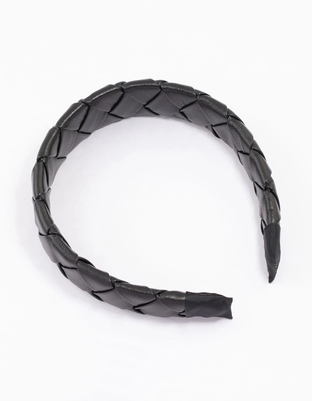 Black Braided Padded Headband - Image 3