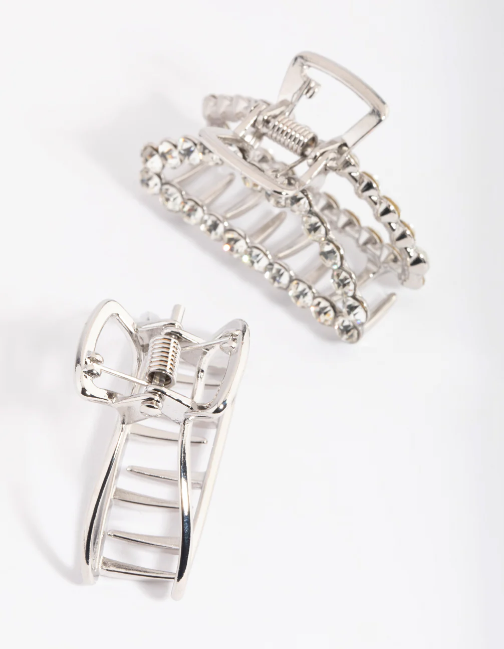 Silver Diamante Claw Set - Image 2
