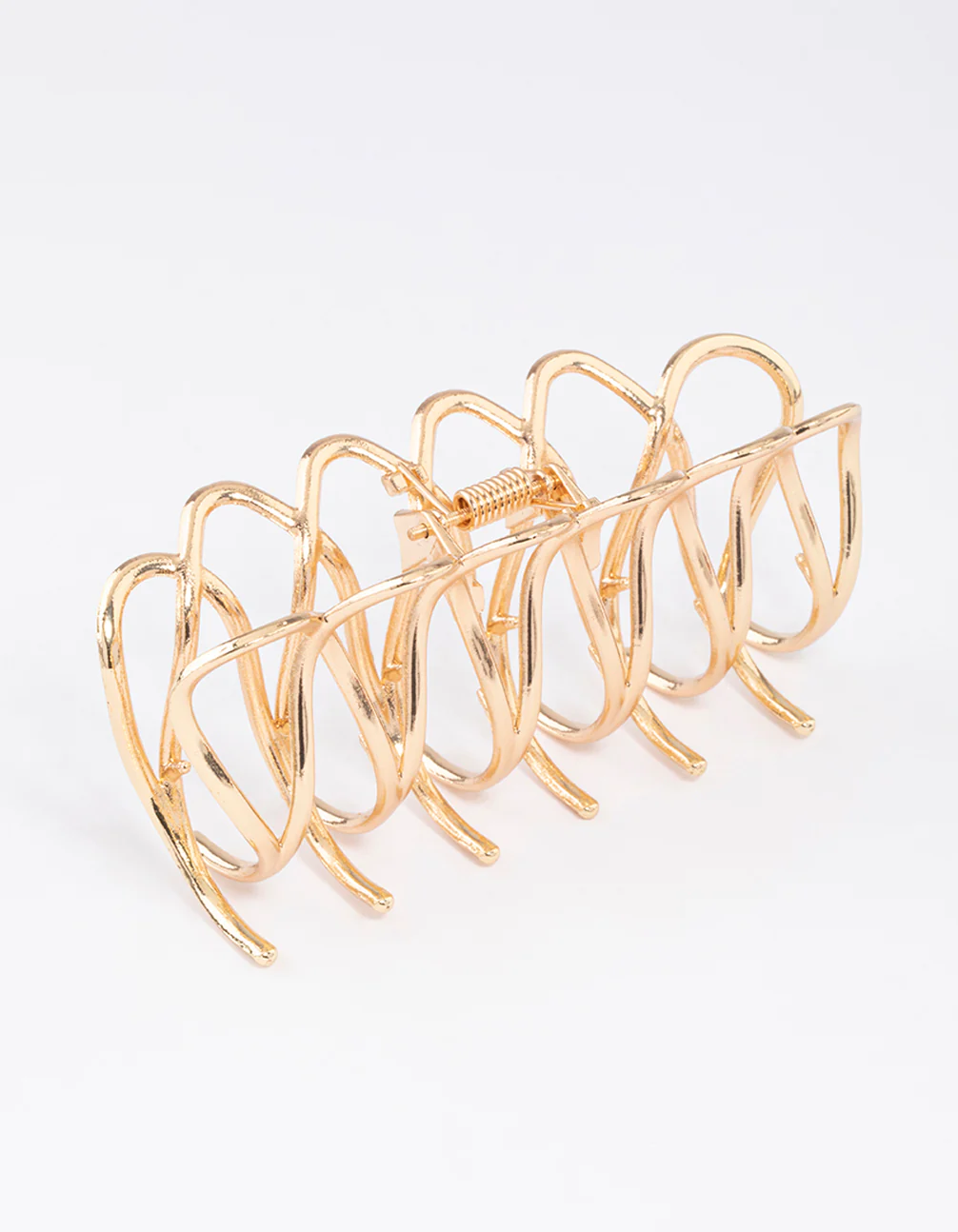 Gold Cut Out Molten Claw Clip - Image 2