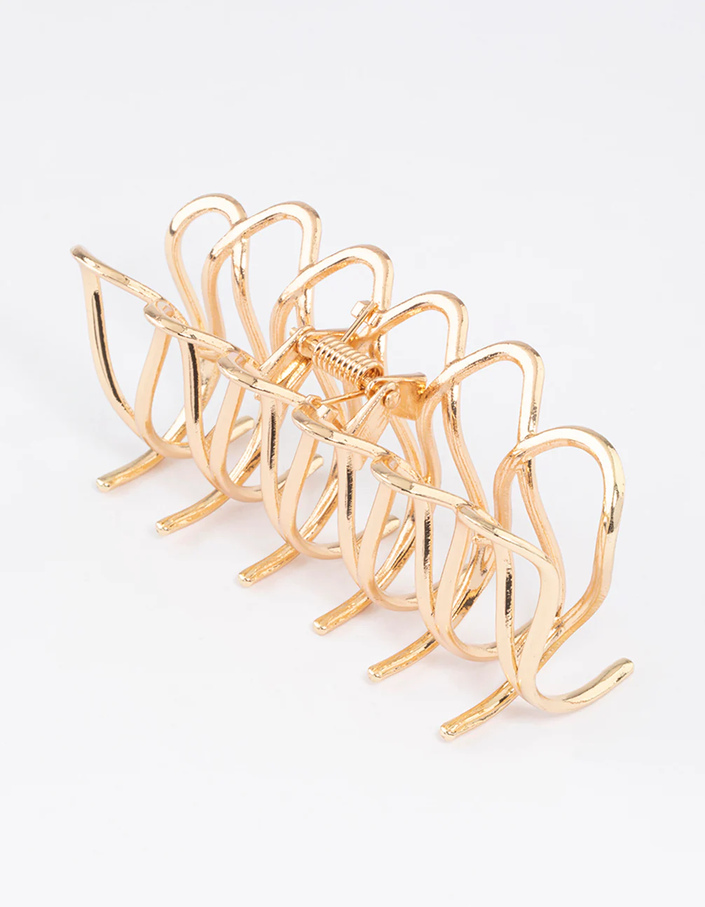 Gold Cut Out Molten Claw Clip - Image 3