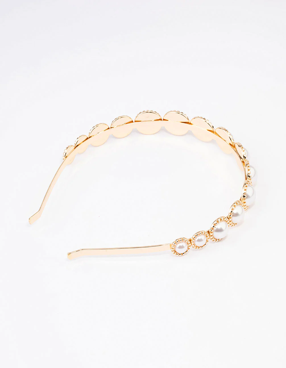 Gold Dome Pearl Headband - Image 3