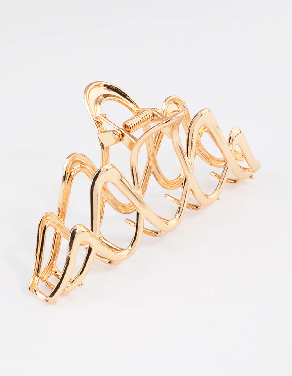 Gold Infinity Metal Hair Claw - Image 2