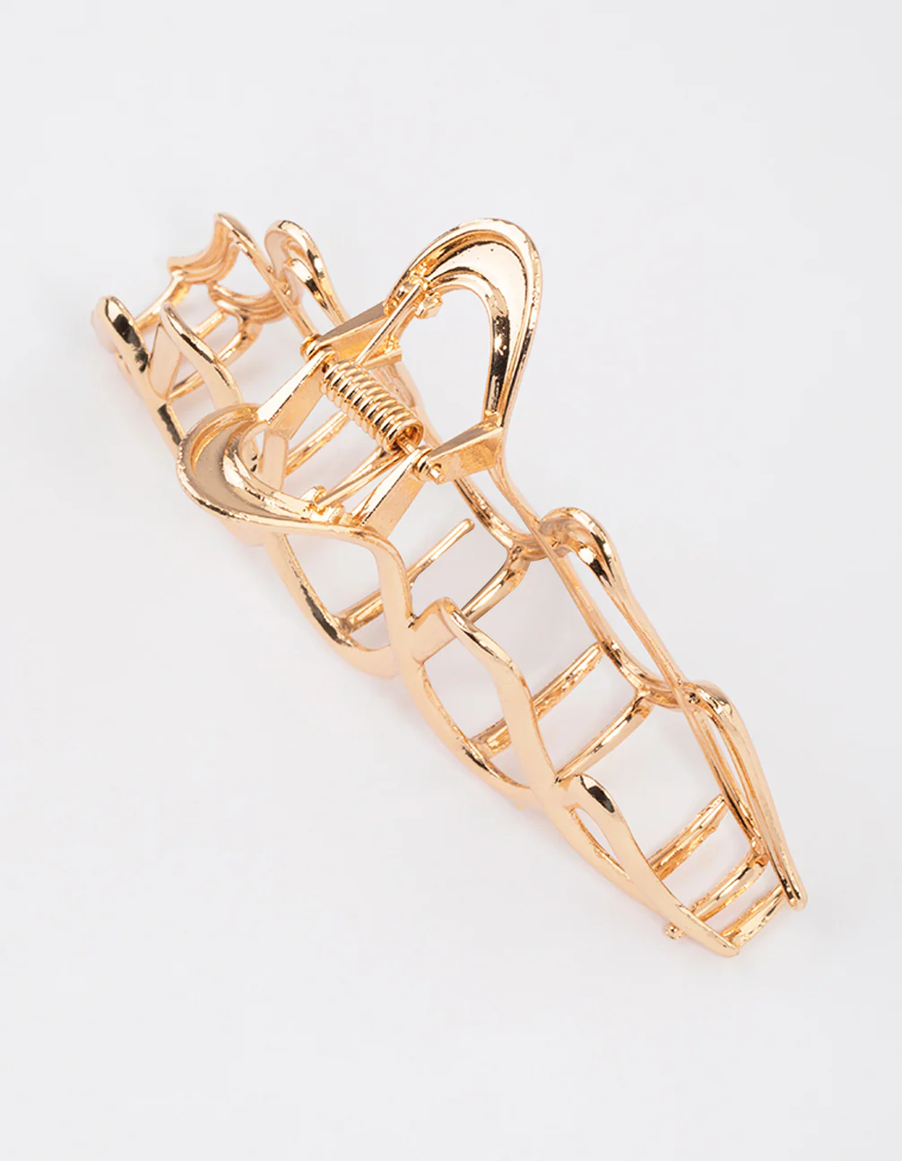 Gold Infinity Metal Hair Claw - Image 3