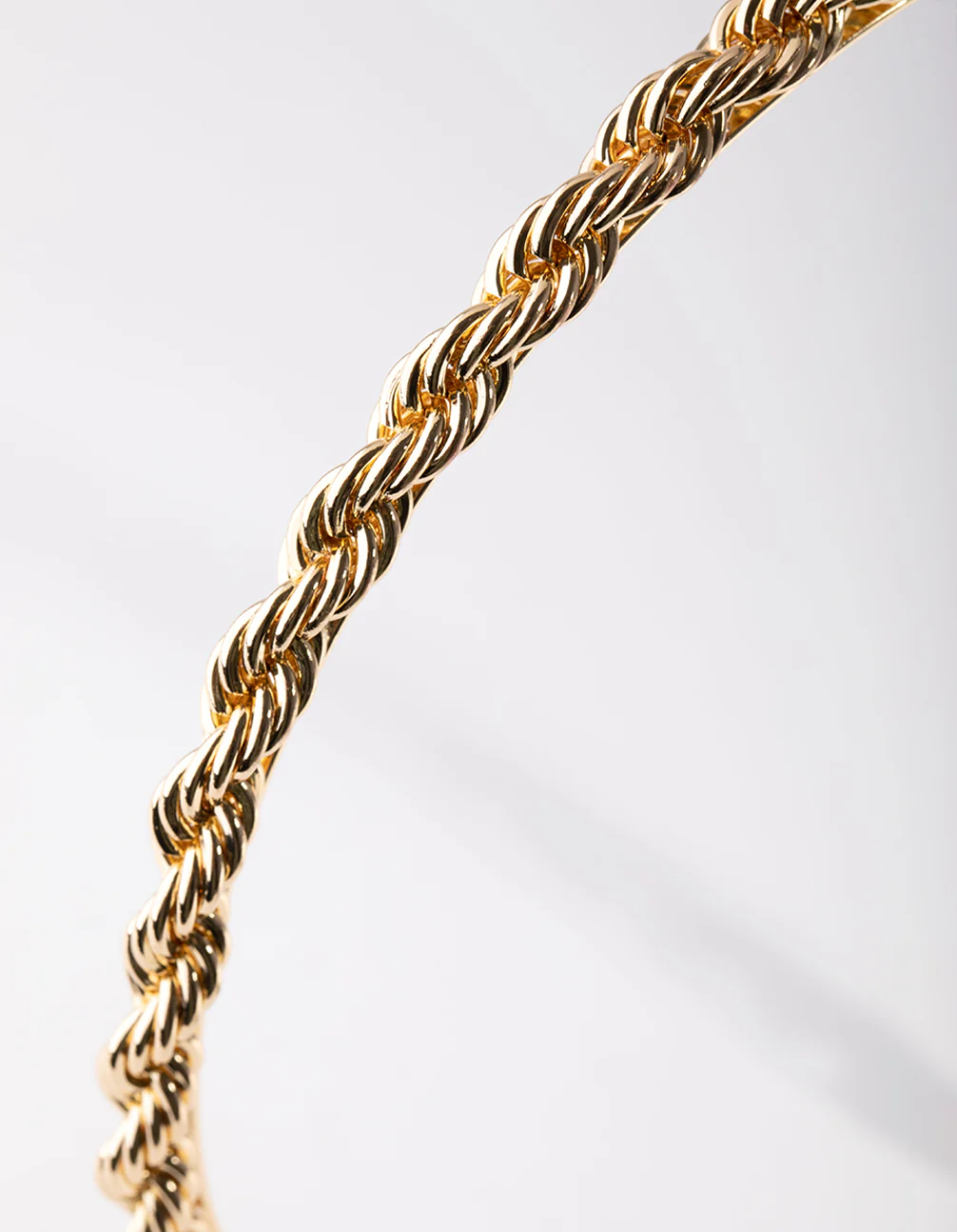 Gold Twist Rope Headband - Image 2