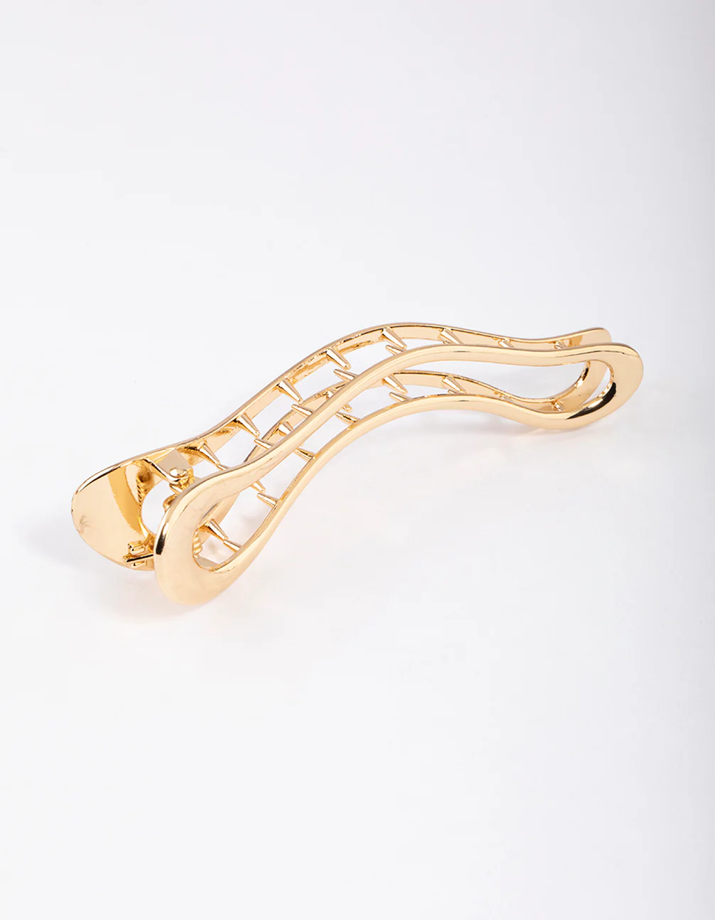 Gold Waved Claw Clip - Image 2