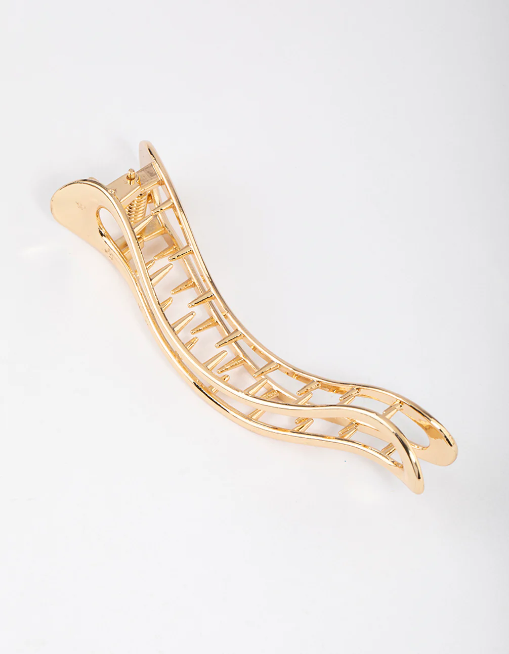 Gold Waved Claw Clip - Image 3