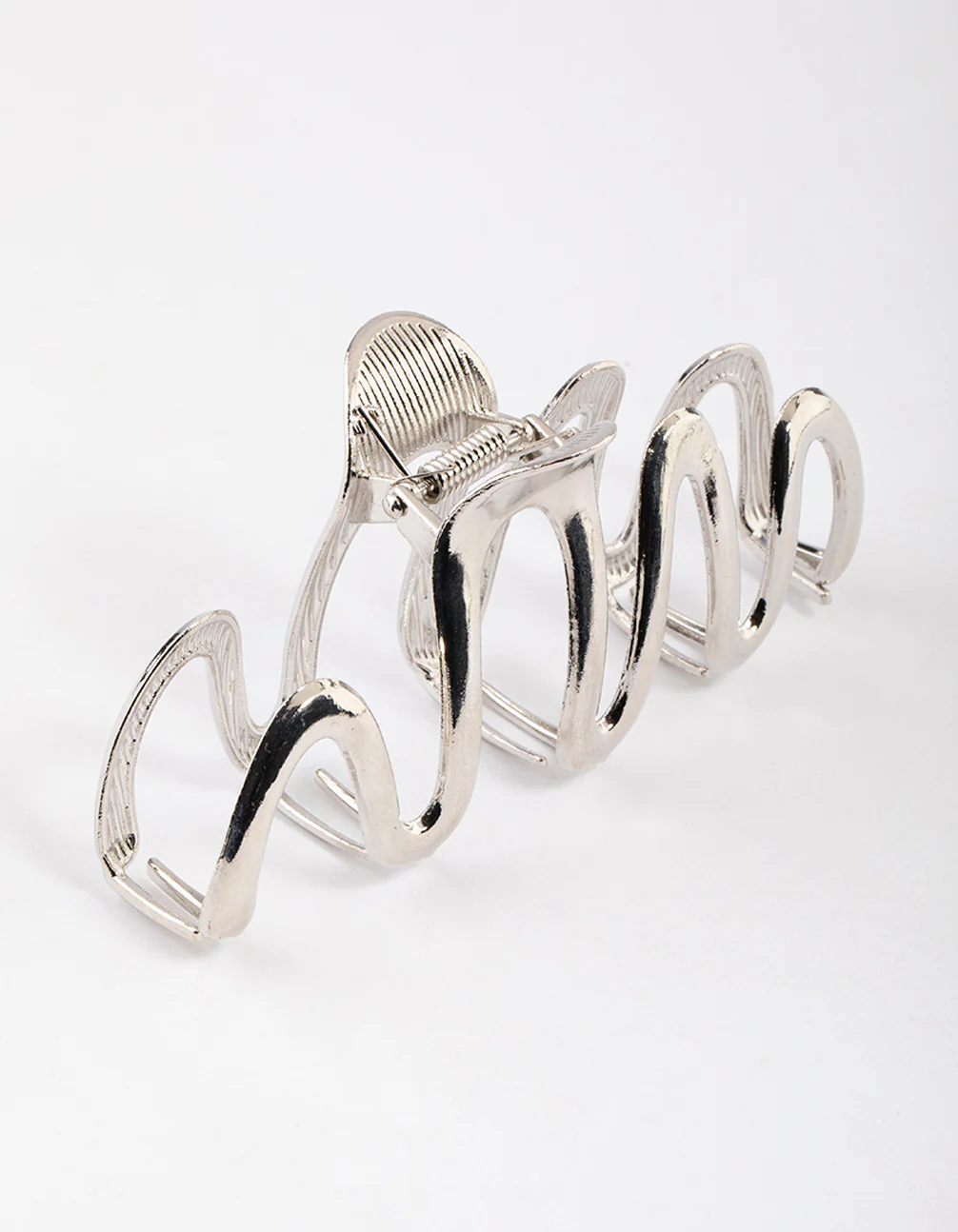 Silver Squiggle Claw Clip - Image 2
