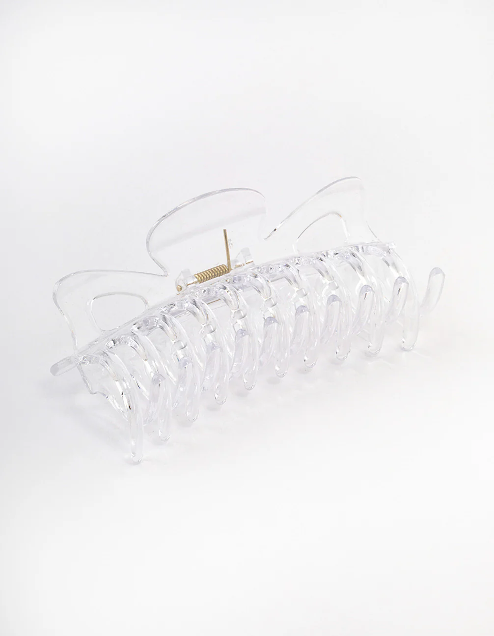 Acrylic Clear Triangle Cut Out Claw Clip - Image 2