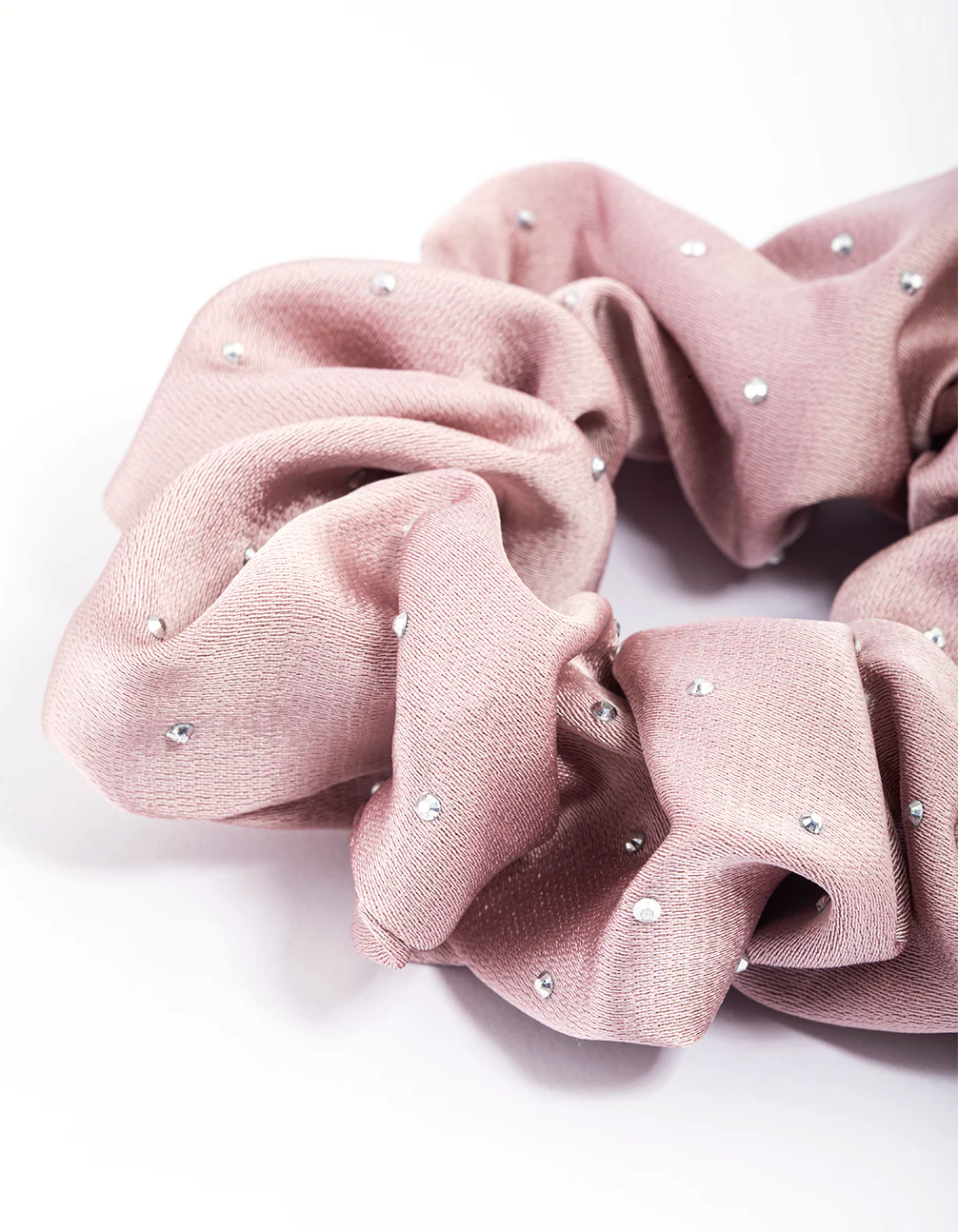 Fabric Diamante Stone Scrunchie Pack - Image 3