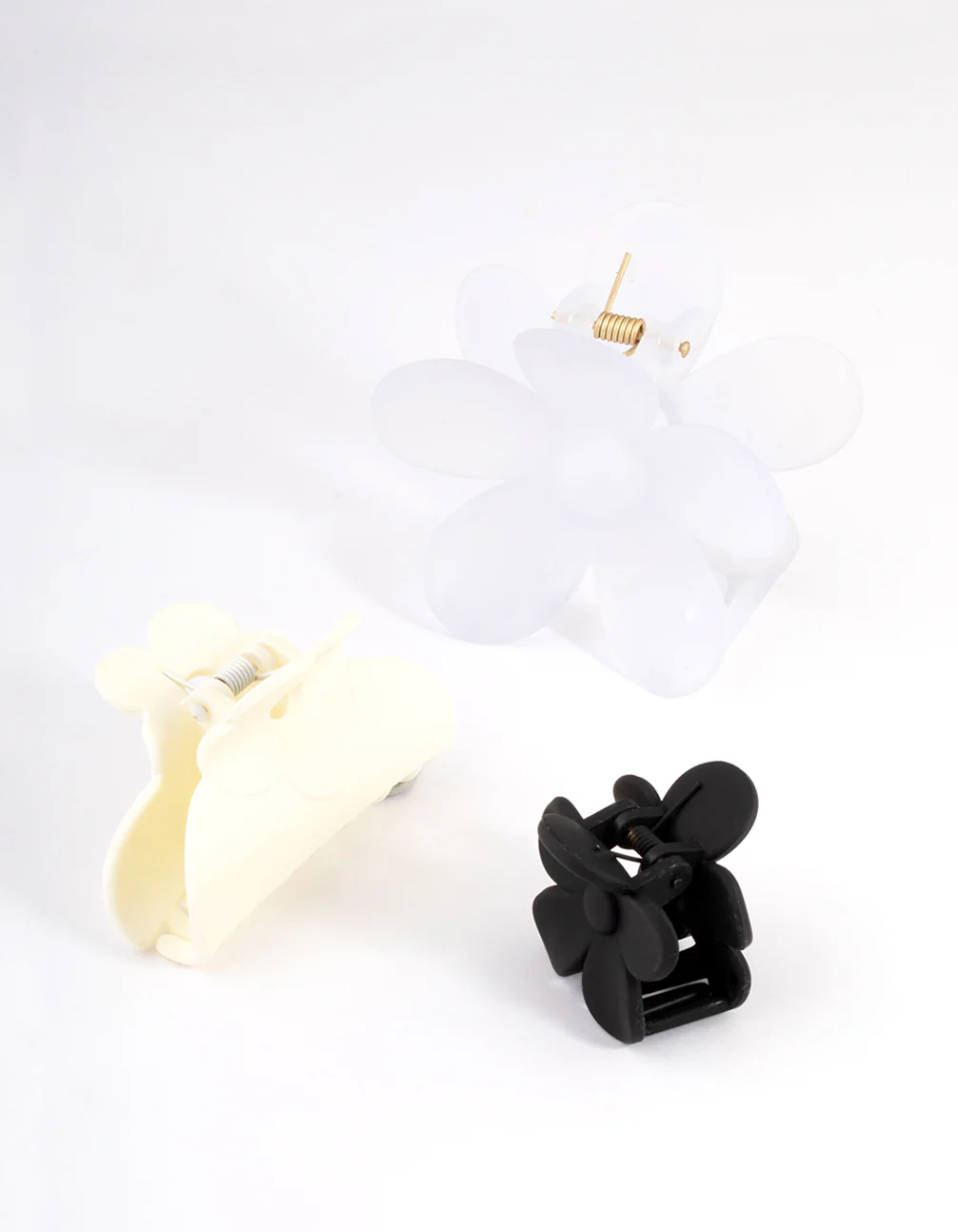 Black & White Mix Flower Claw Pack - Image 2