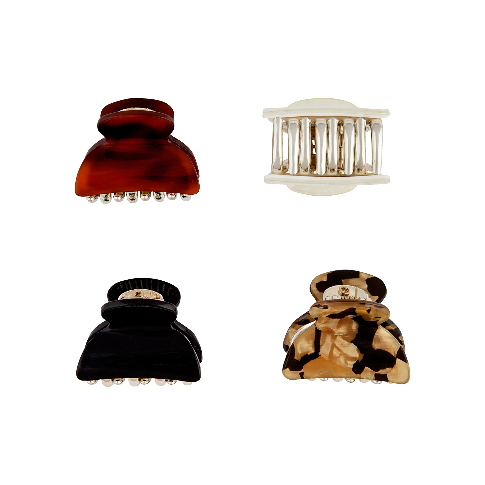 Multi Neutral Claw Clip 4-Pack - Image 2