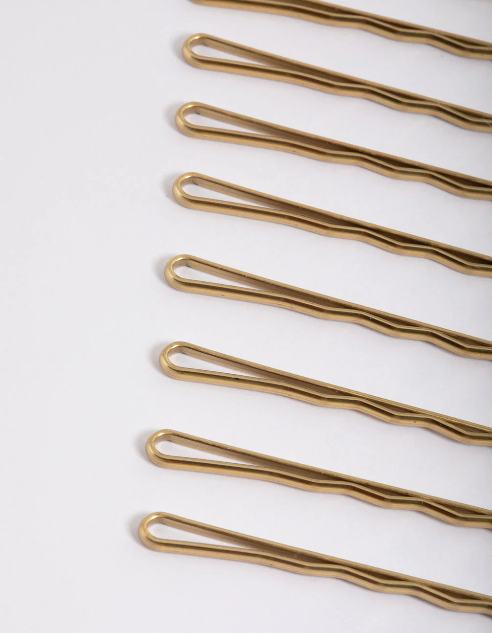 Coated Cream Bobby Pin 10-Pack - Image 2