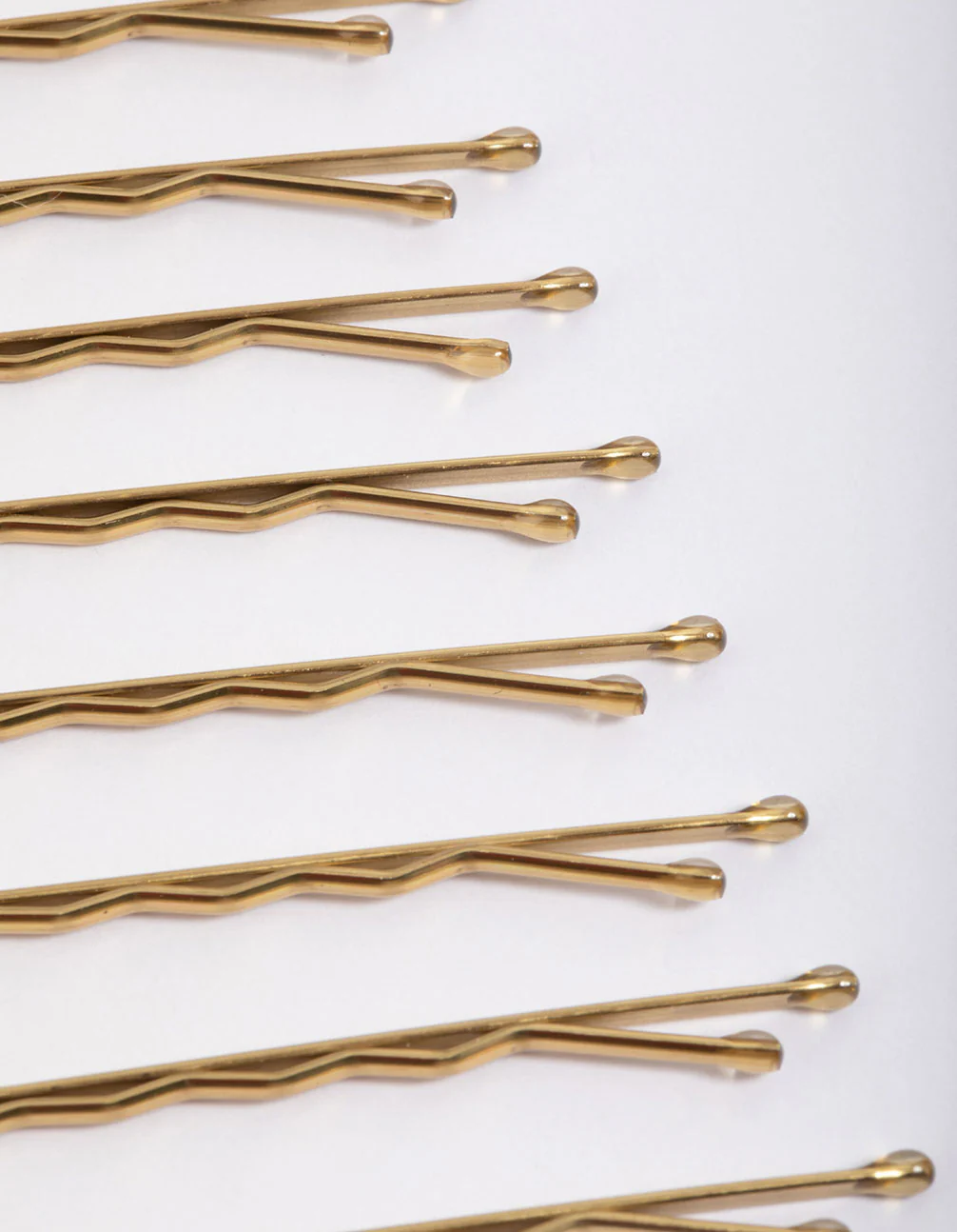 Coated Cream Bobby Pin 10-Pack - Image 3