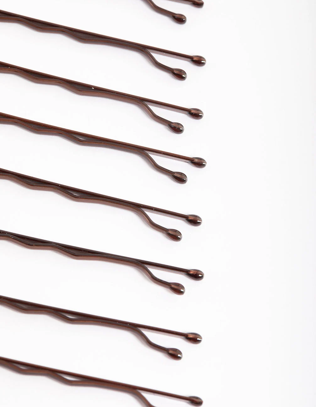 Coated Brown Bobby Pin 10-Pack - Image 3