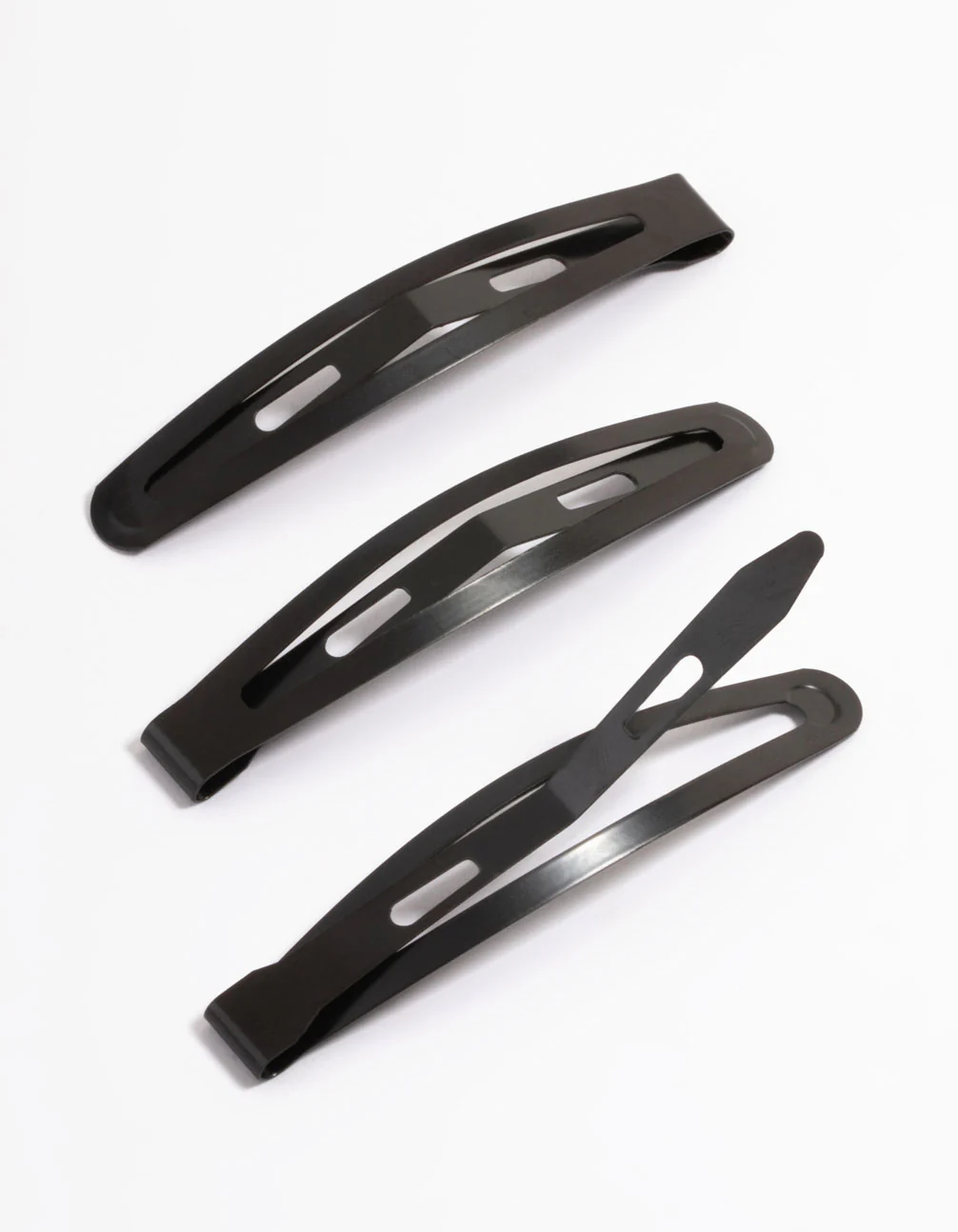Coated Black Long Snap Clip Pack - Image 3
