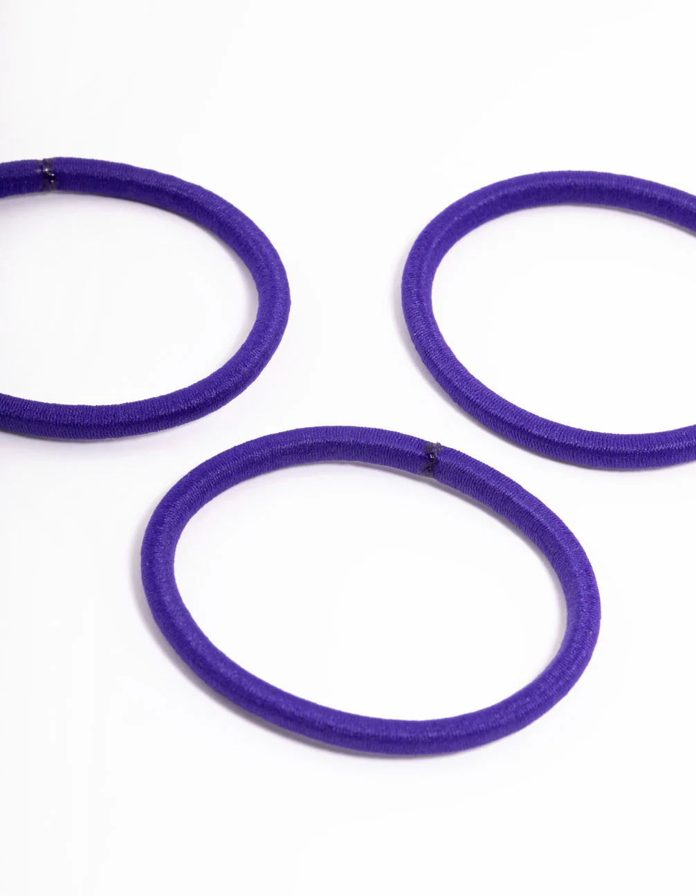 Navy Fabric Classic Hair Tie Pack - Image 2