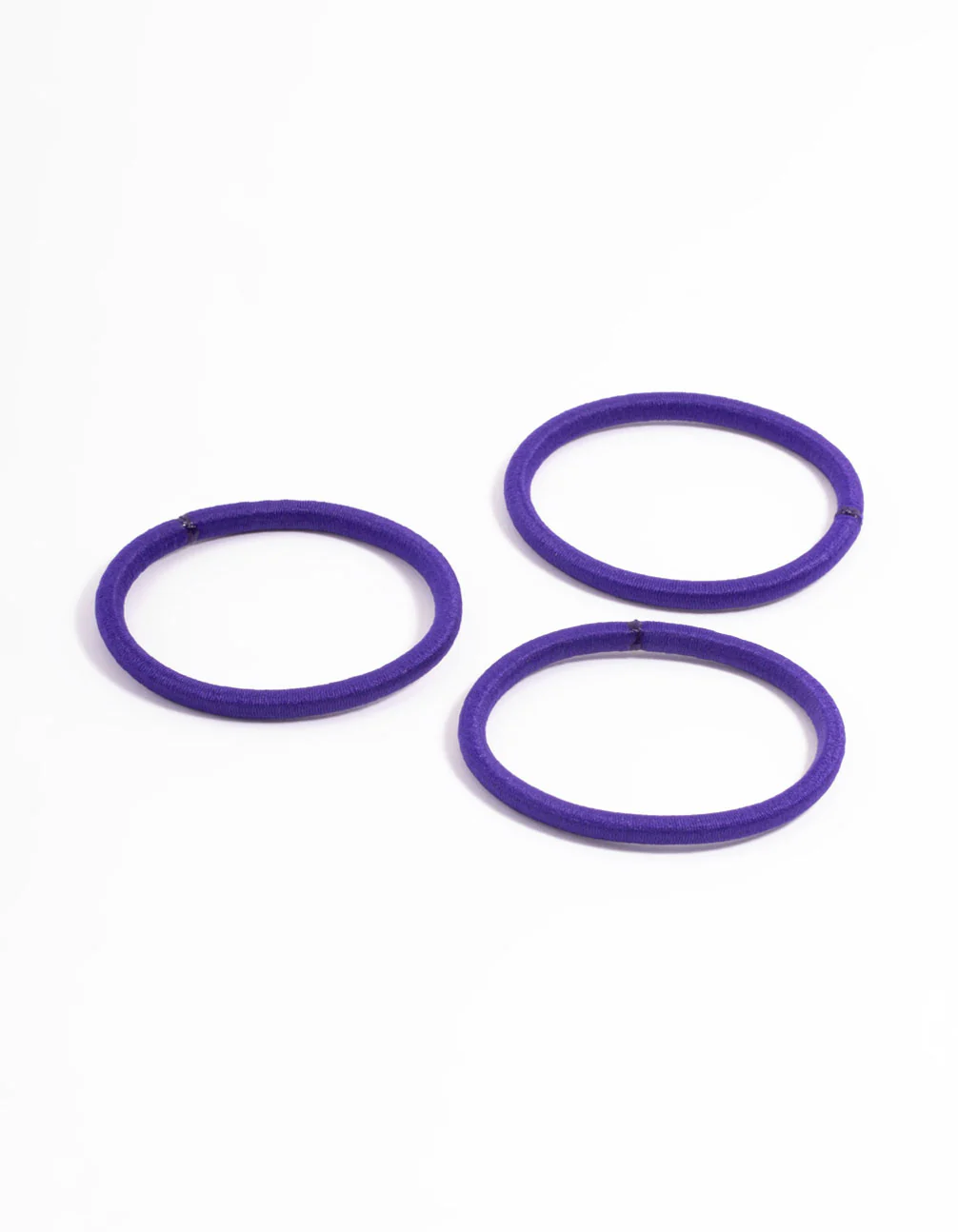 Navy Fabric Classic Hair Tie Pack - Image 3