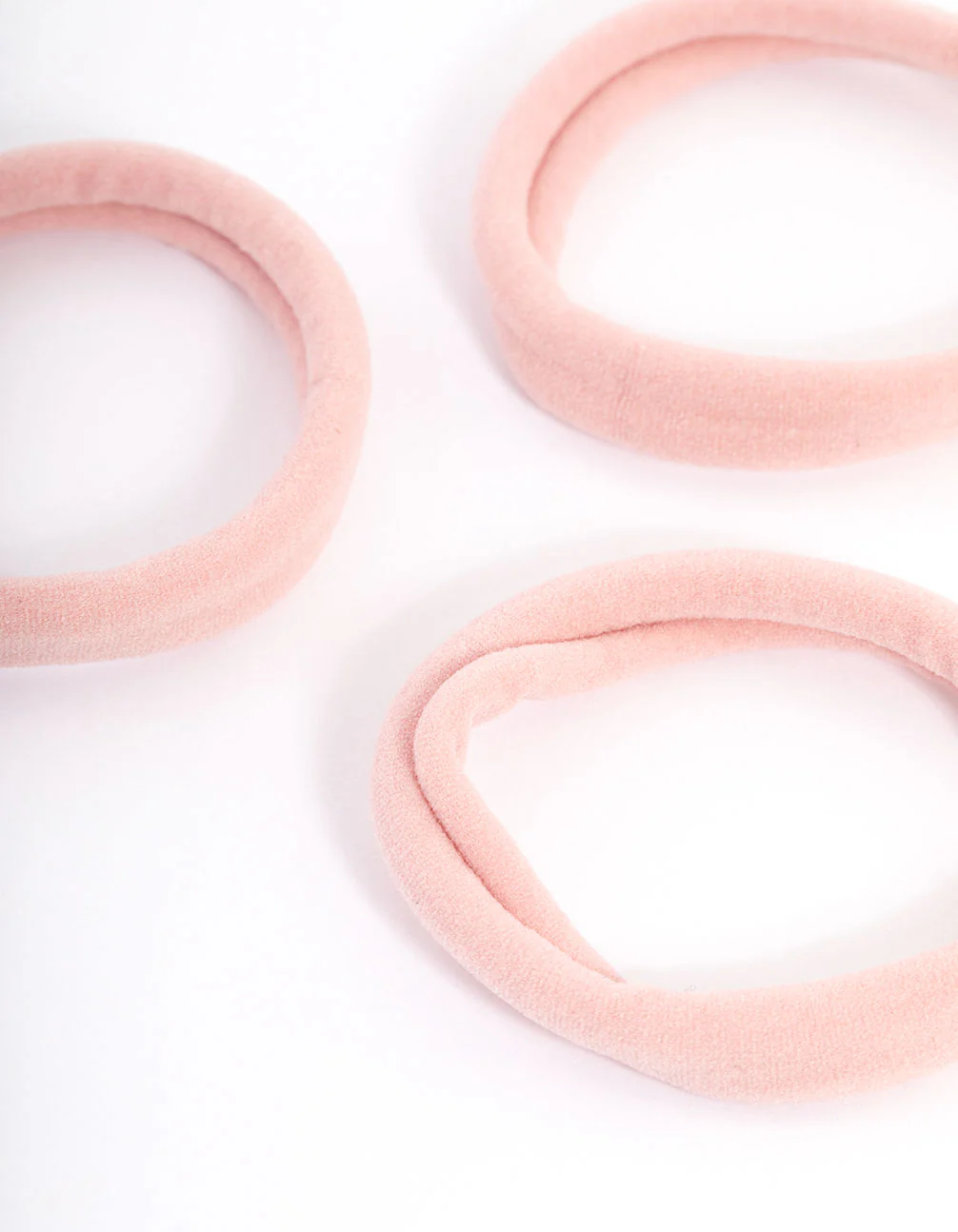Blush Fabric Hair Tie Pack - Image 2