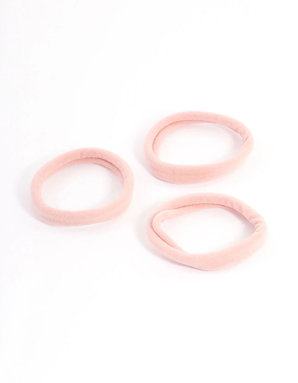 Blush Fabric Hair Tie Pack - Image 3