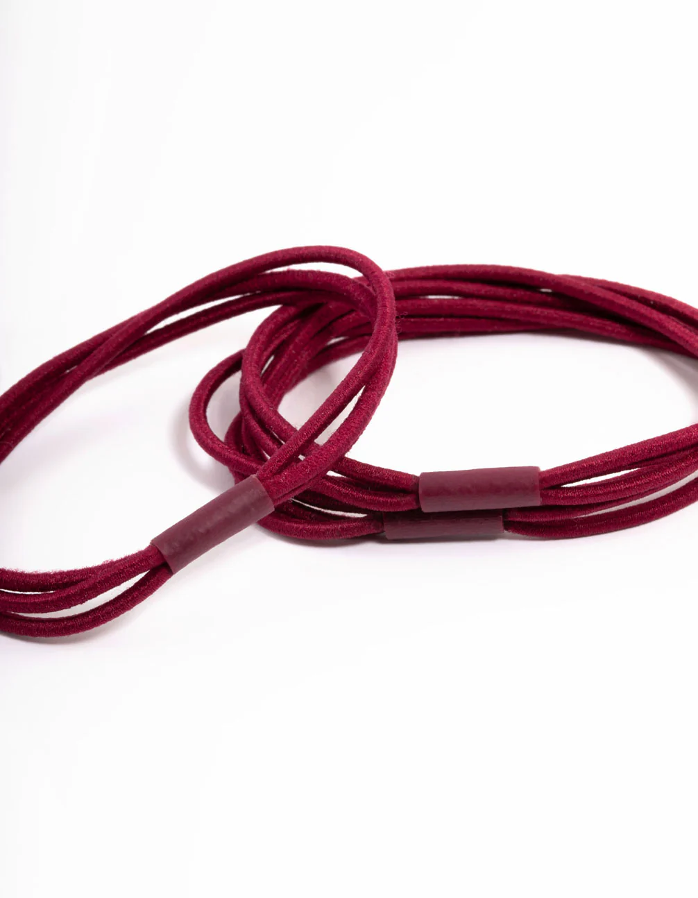 Maroon Multi Hair Tie Pack - Image 2