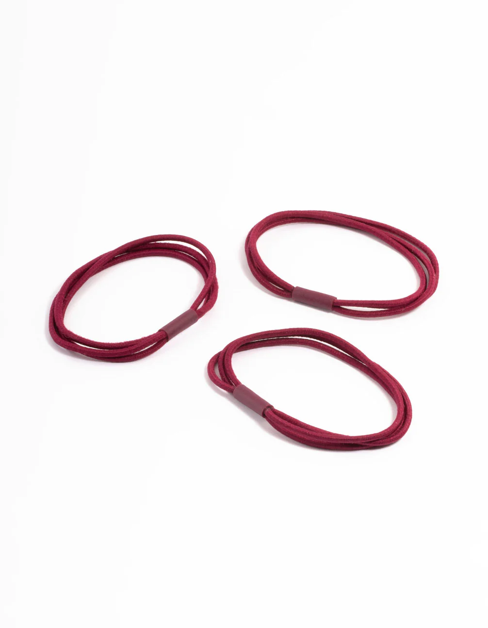 Maroon Multi Hair Tie Pack - Image 3