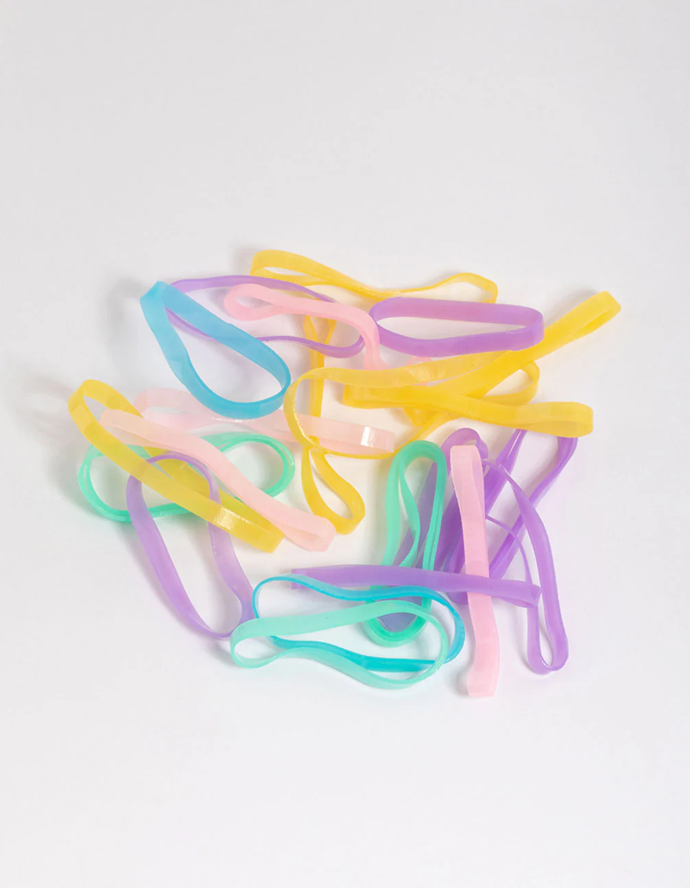 Pastel Mini Hair Elastics 60-Pack - Image 3