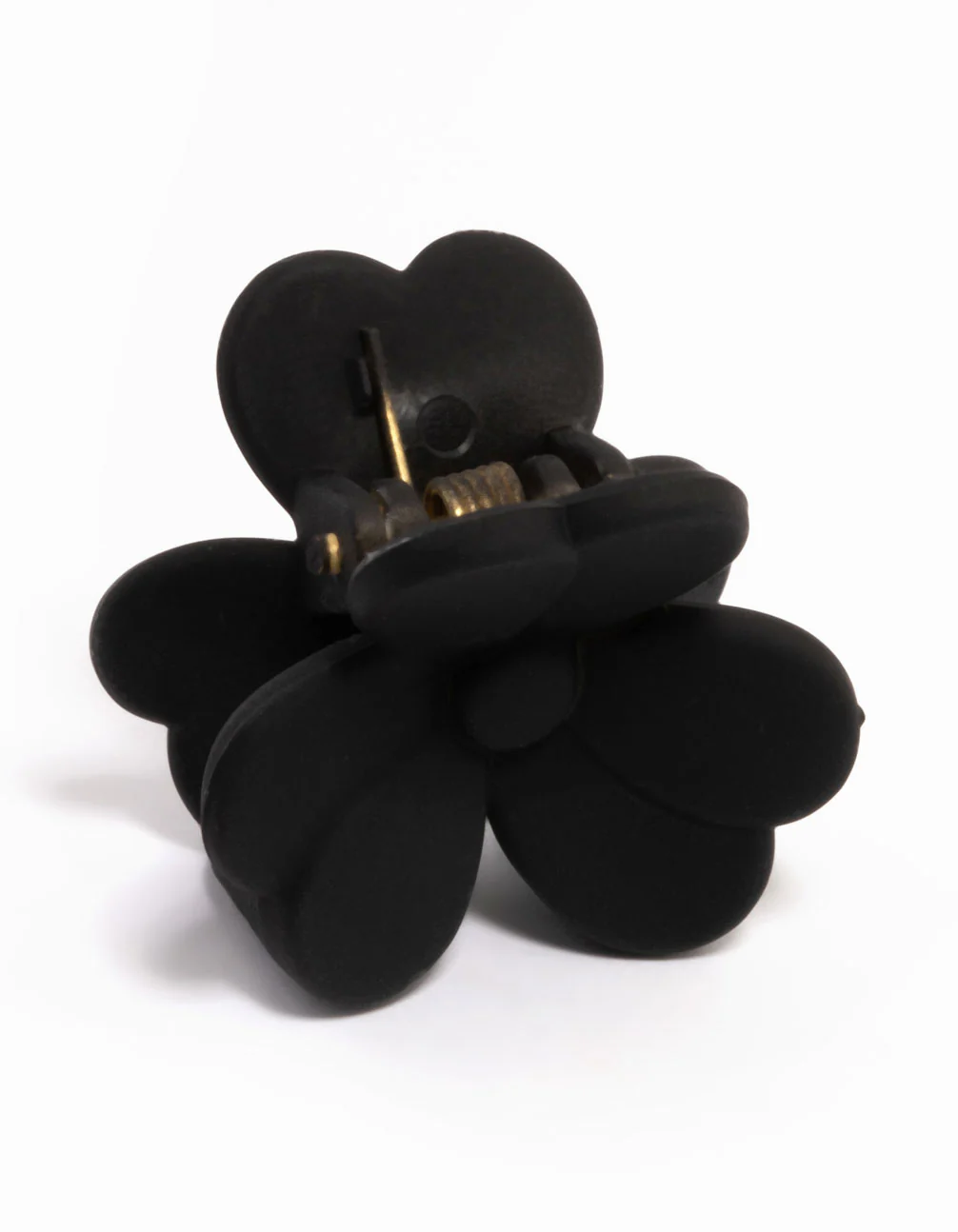 Black Mini Daisy Hair Claw Clip - Image 2