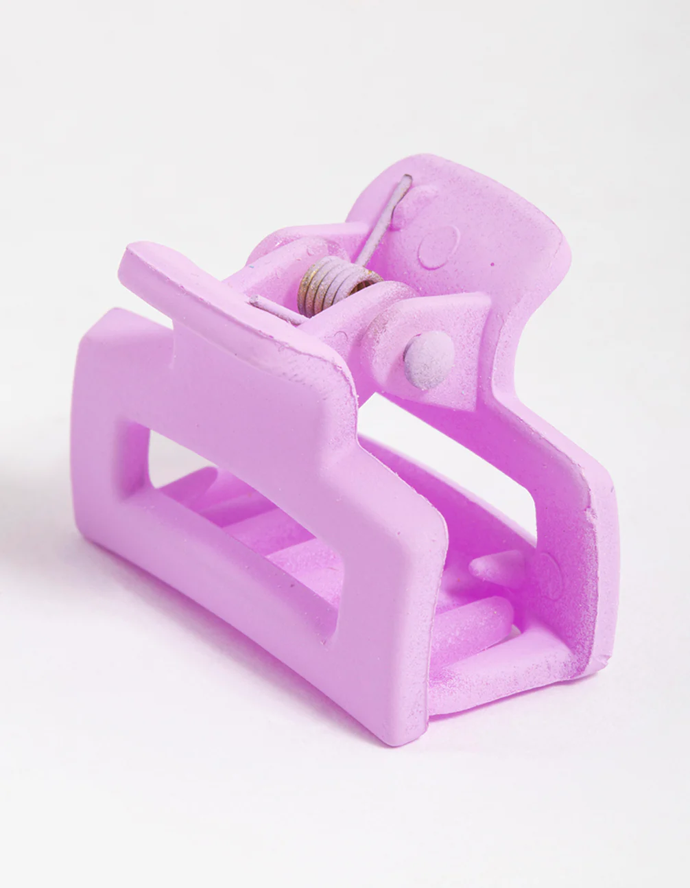 Purple Mini Rectangle Claw Clip - Image 2