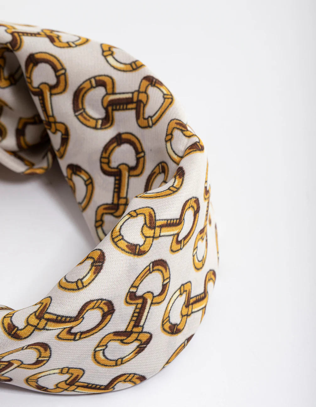 Chain Link Print Scarf - Image 3
