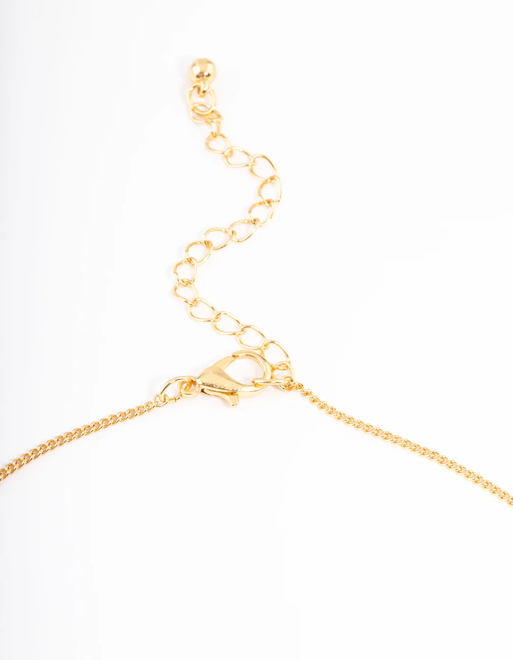 Gold Plated Aquarius Necklace with Cubic Zirconia Pendant - Image 5