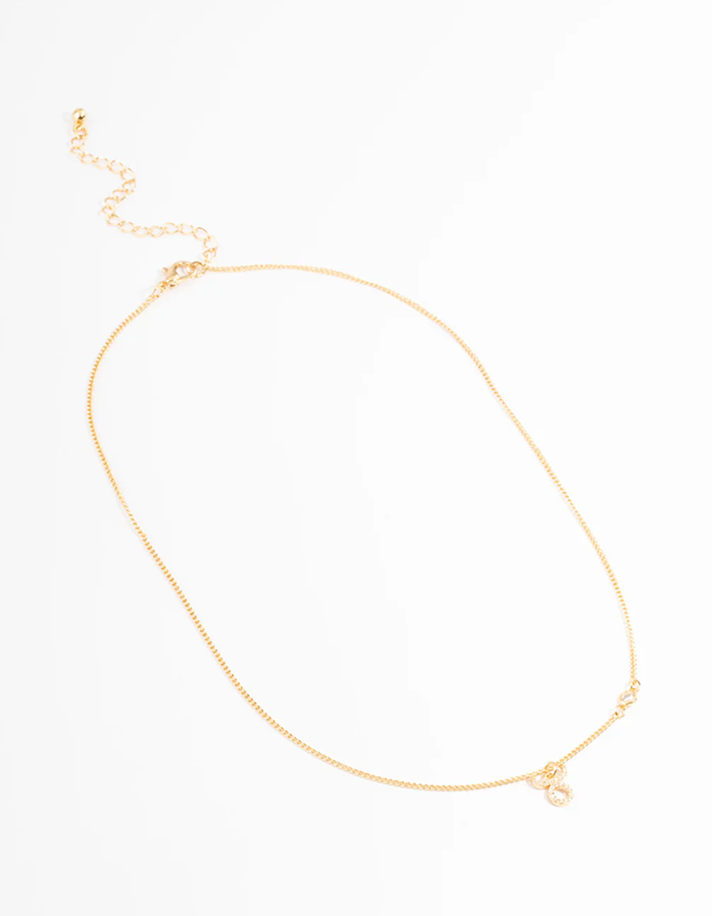 Gold Plated Taurus Necklace with Cubic Zirconia Pendant - Image 4