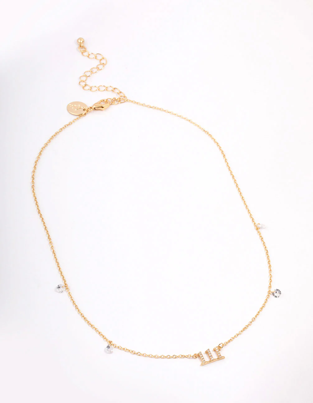 Gold Plated 111 Angel Number Cubic Zirconia Pendant Necklace - Image 3