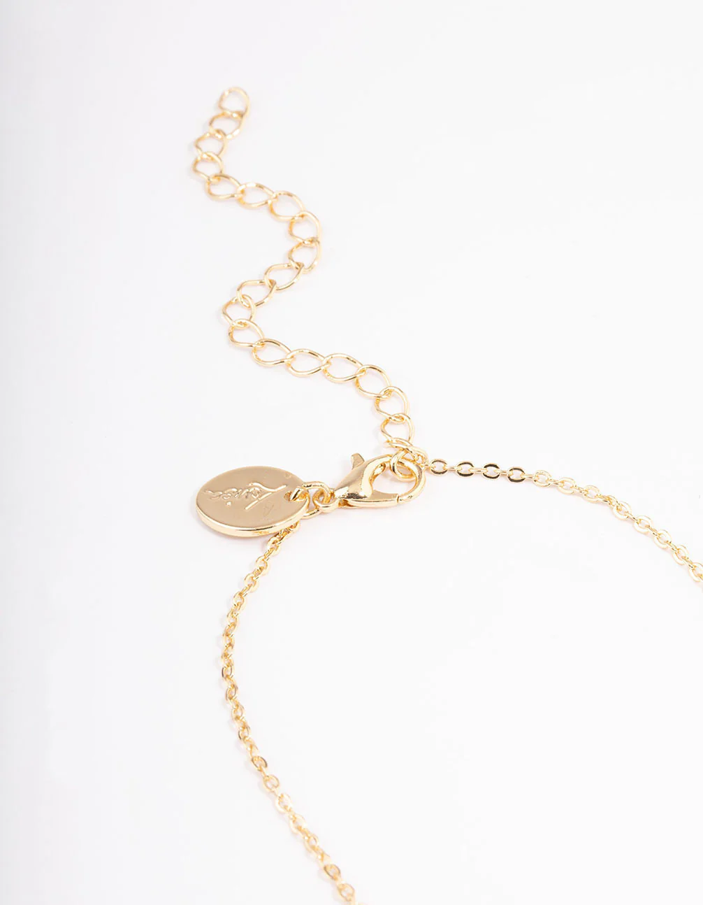 Gold Plated Angel Number '777' Layered Necklace - Image 3