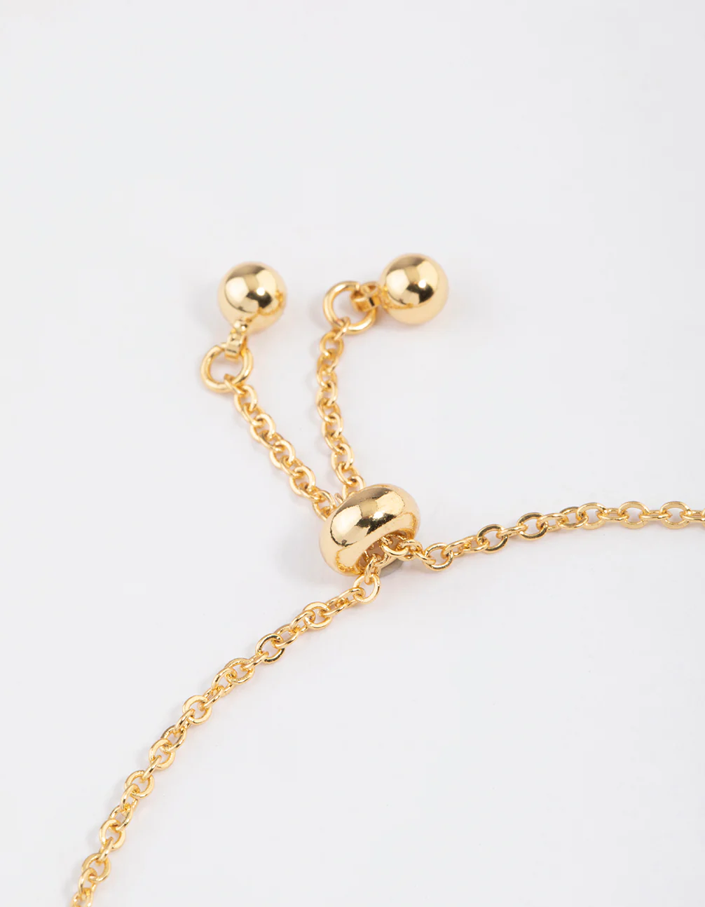 Gold Plated Leo Script Bracelet - Image 3