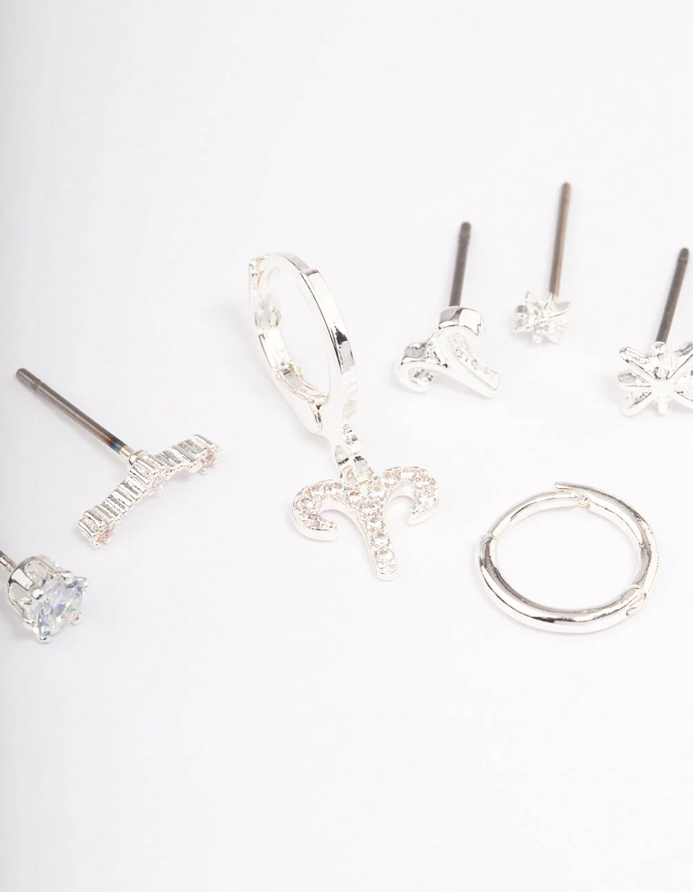 Silver Plated Aries Earring Pack - Image 2