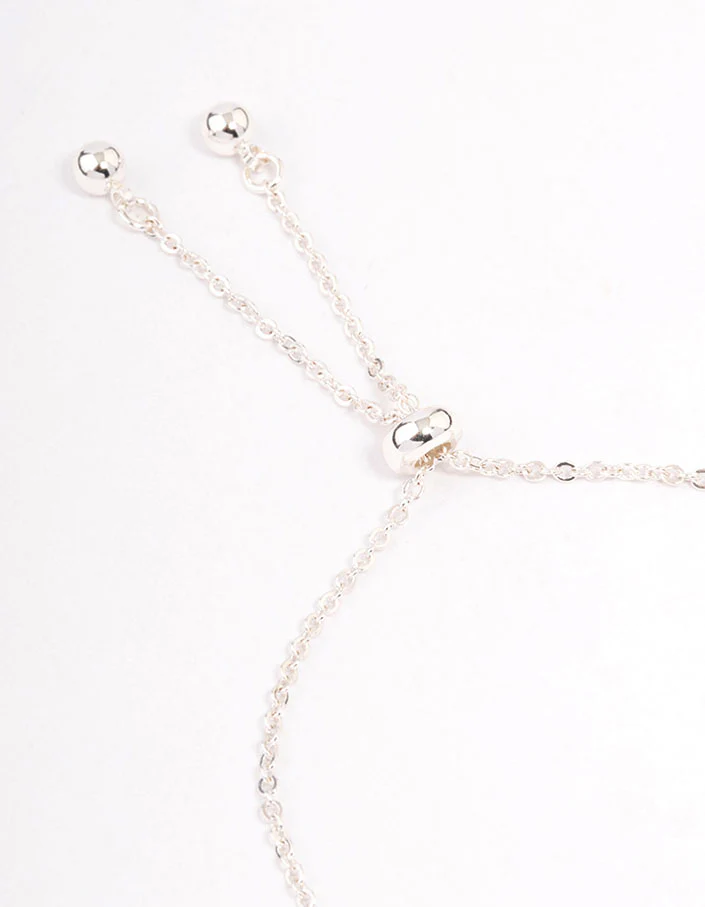 Silver Plated Capricorn Script Bracelet - Image 3
