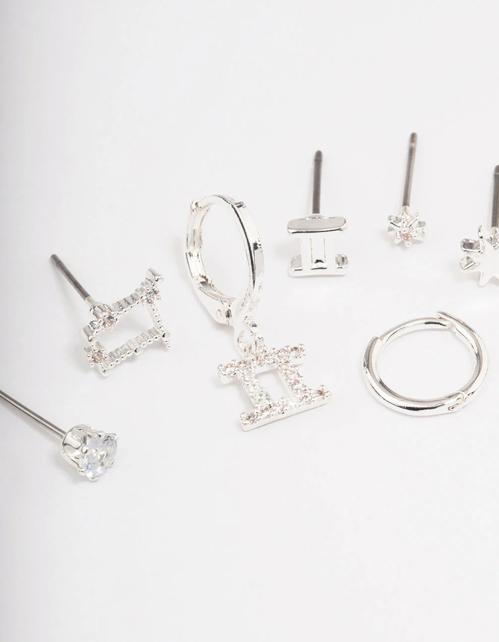 Silver Plated Gemini Earring Pack - Image 2