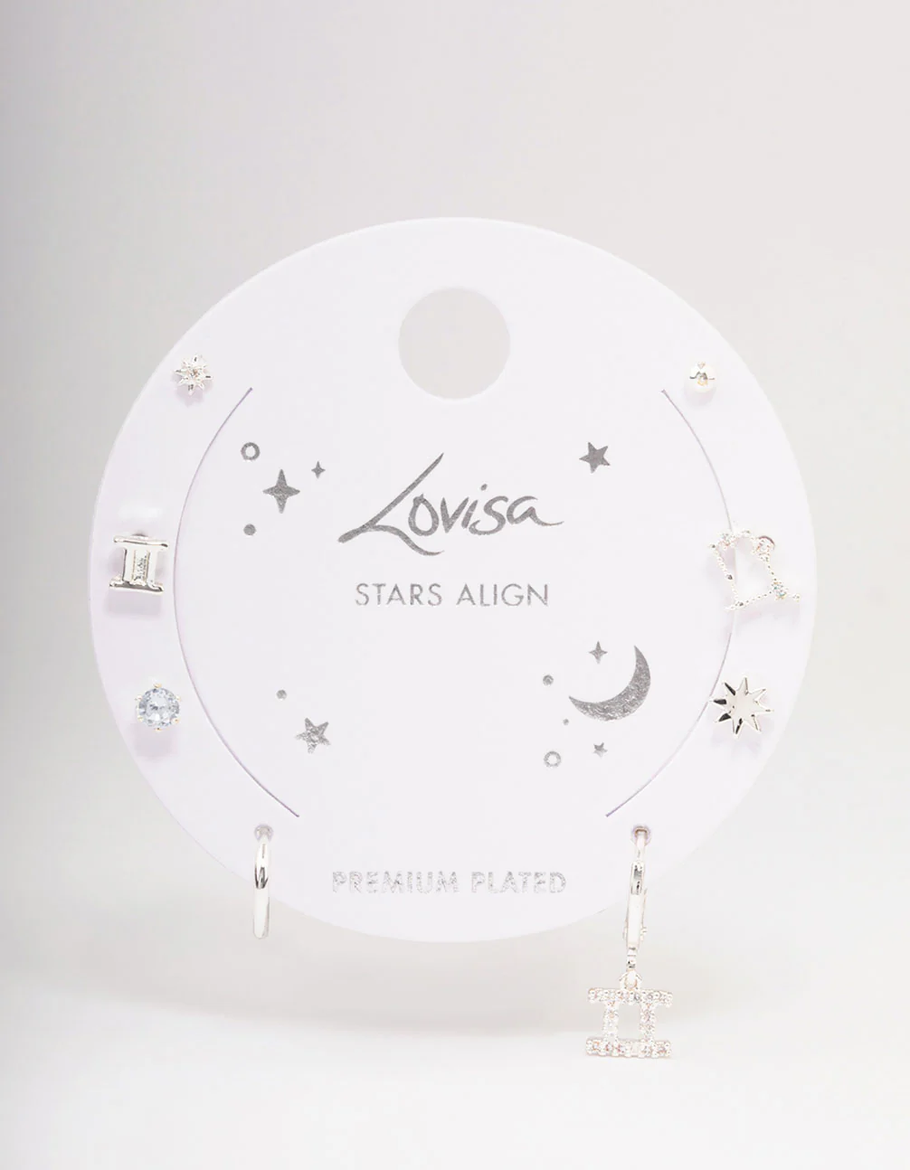 Silver Plated Gemini Earring Pack - Image 3