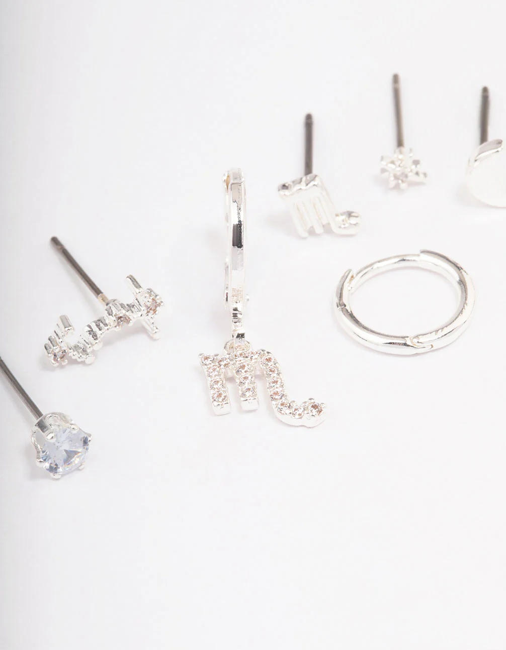 Silver Plated Scorpio Earring Pack - Image 2
