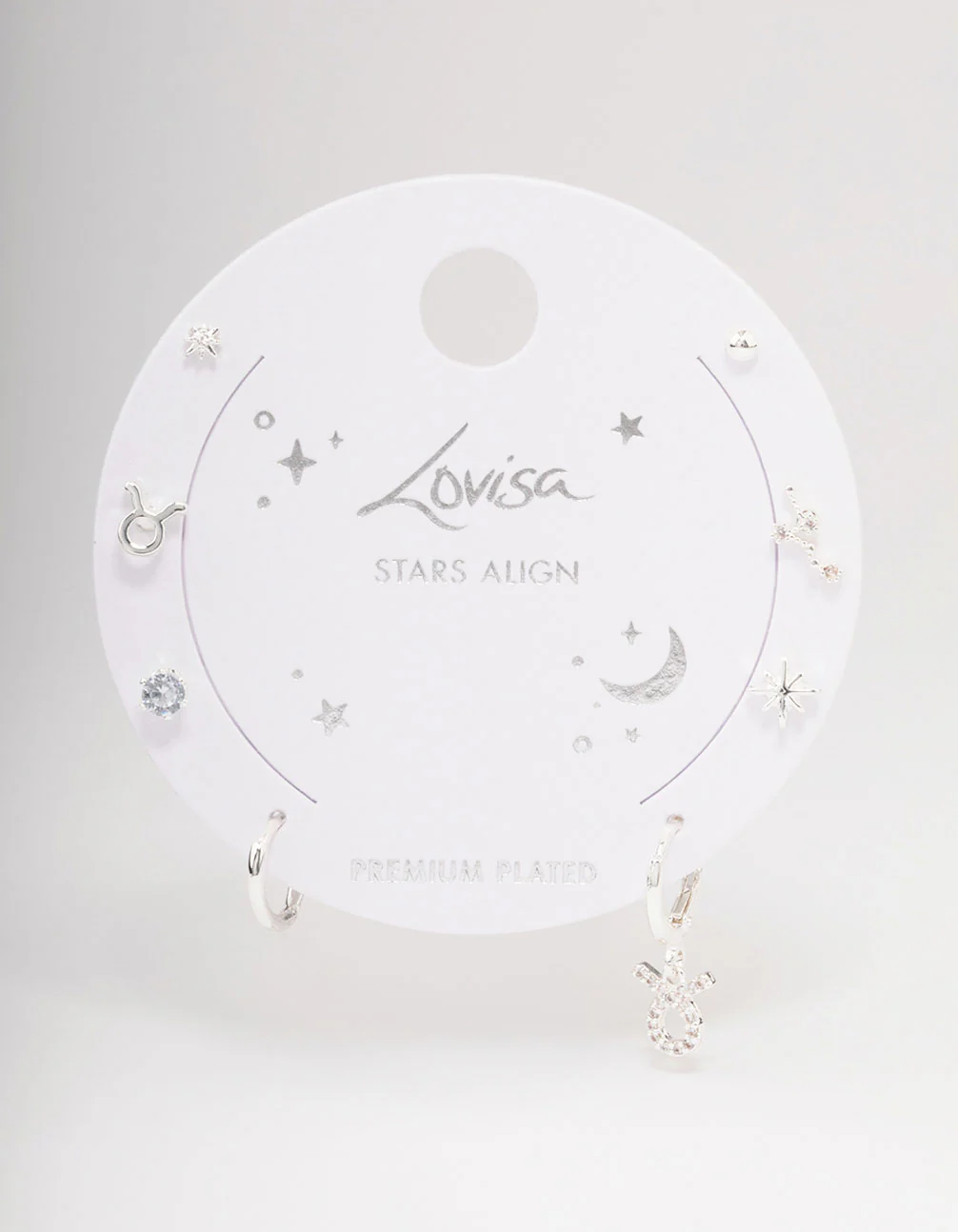 Silver Plated Taurus Earirng Pack - Image 3