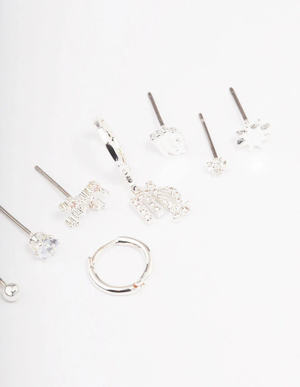Silver Plated Virgo Earring Pack - Image 2