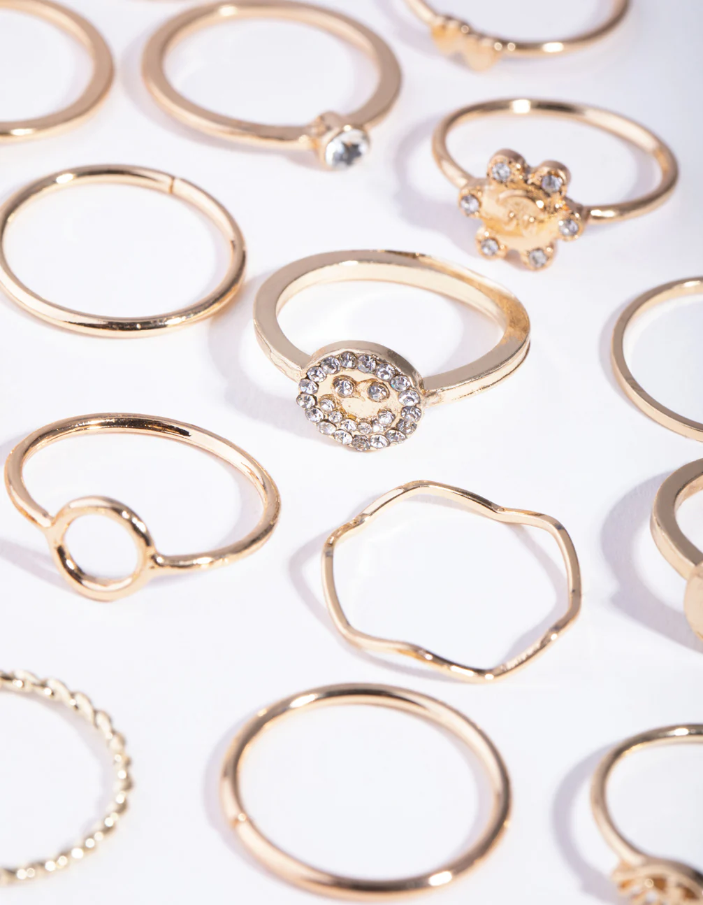 Joyful Gold Peace 24-Pack Rings - Image 2