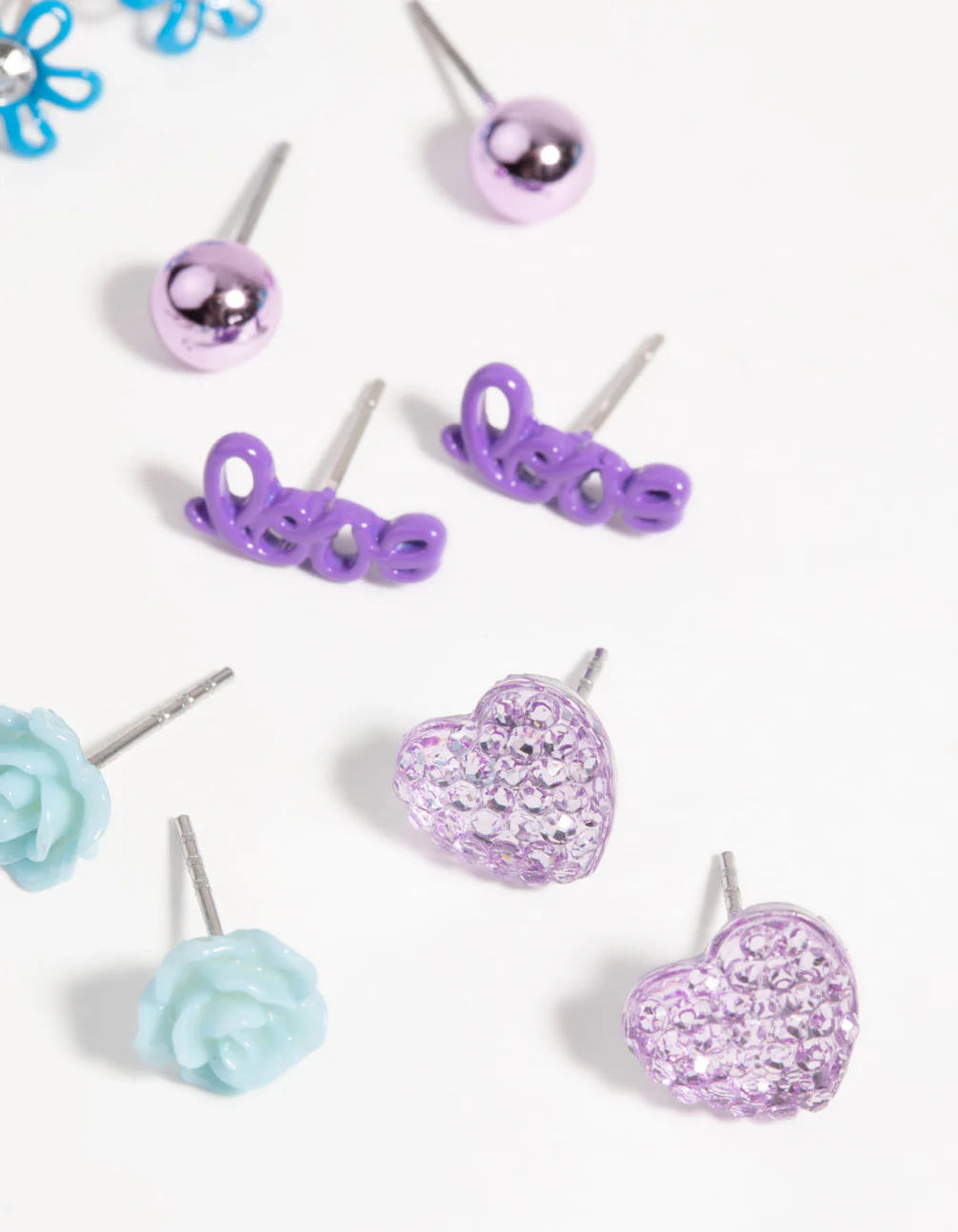Kids Flower Stud Earring 6-Pack - Image 3