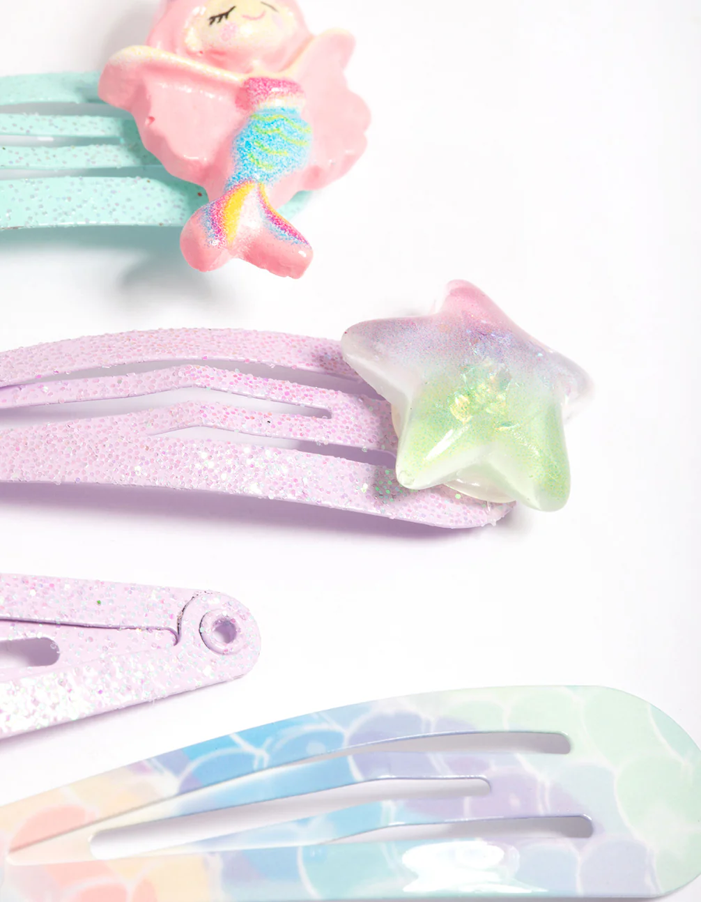 Kids Mermaid Scale Snaps 6-Pack - Image 2