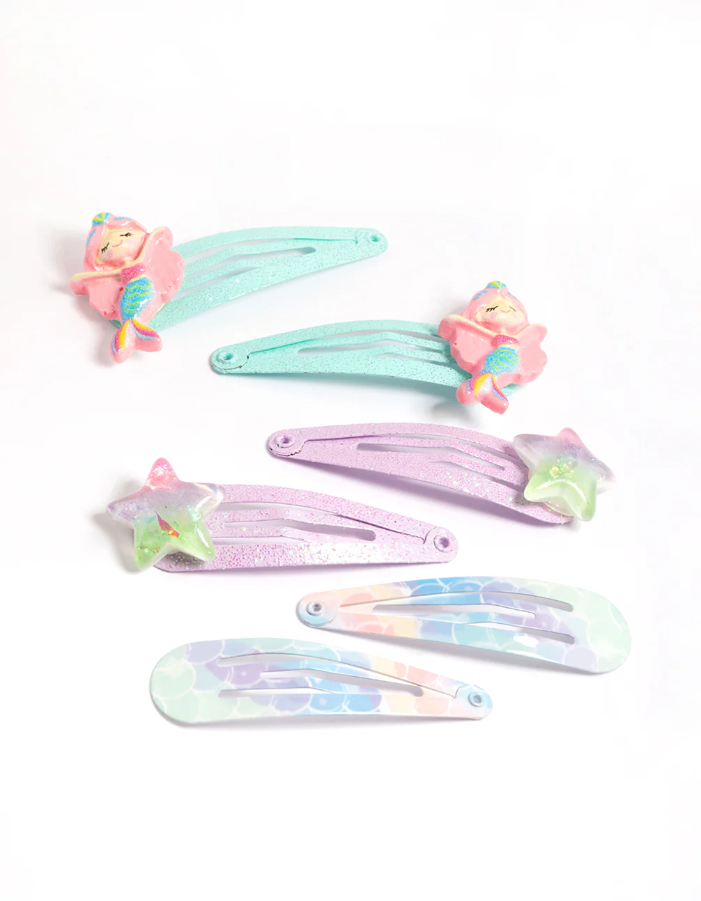 Kids Mermaid Scale Snaps 6-Pack - Image 5