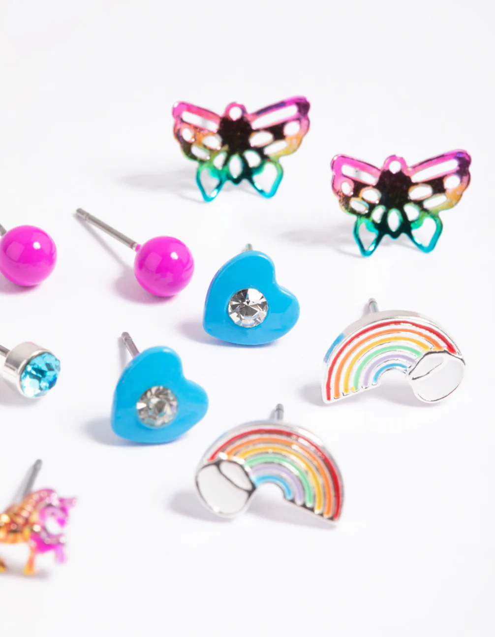 Kids Rainbow Magic Stud Earring 6-Pack - Image 2