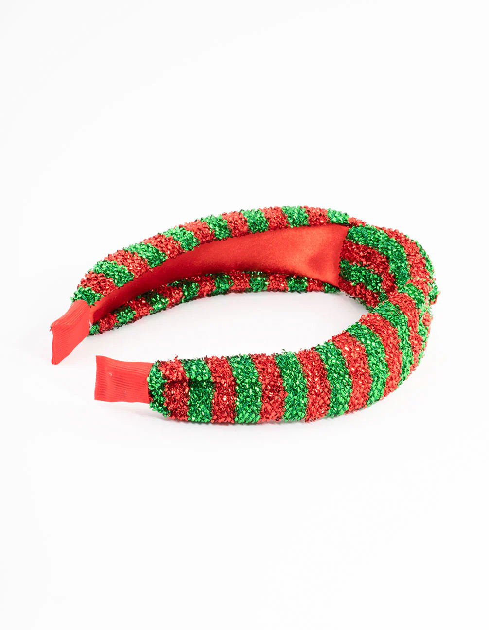Kids Fabric Crinkle Stripe Knot Headband - Image 3